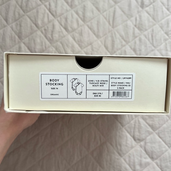 Liewood Hali Body Stocking SS 2-Pack - Tuscany Rose Multi Mix - 74 cm (9m) - Picture 7 of 7